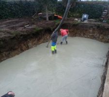 Livraison beton 9m3 autonivellant fibr