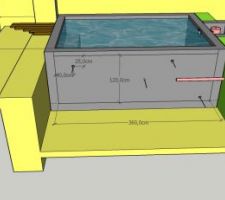 Plan 3d piscine