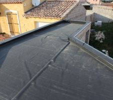 Le toit de la cuisine d't en membrane epdm
