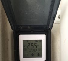Reglage ultra simple de la temperature de l'eau