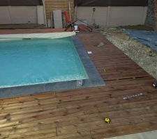 Avancement de la terrasse en DIY