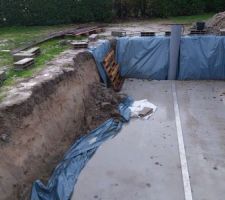 Renforcement des murs  causes des fortes pluies