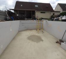 Montage des murs termines