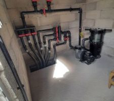 Pompe et filtre installes