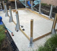 Montage piscine - structure