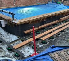 Prparation de la terrasse