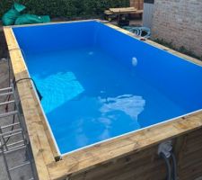 Remplissage poru pose de liner