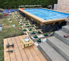 Prparation de la terrasse