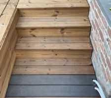 Les PER eau chaude et froide sont tirs, la boite de jonction installe