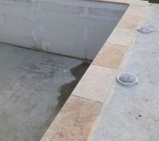 Margelles pos�es et am�nagement