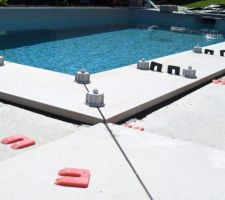 Le carrelage + margelles