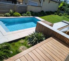 Vue de la terrasse Est de la maison