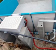 R�alisation de l'�vacuation du trop plein du local technique en cas de probl�me