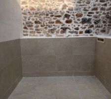 Carrelage et integration skimmer et finition tour de piscine