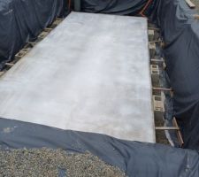 Radier coul� � l'autopla�ant